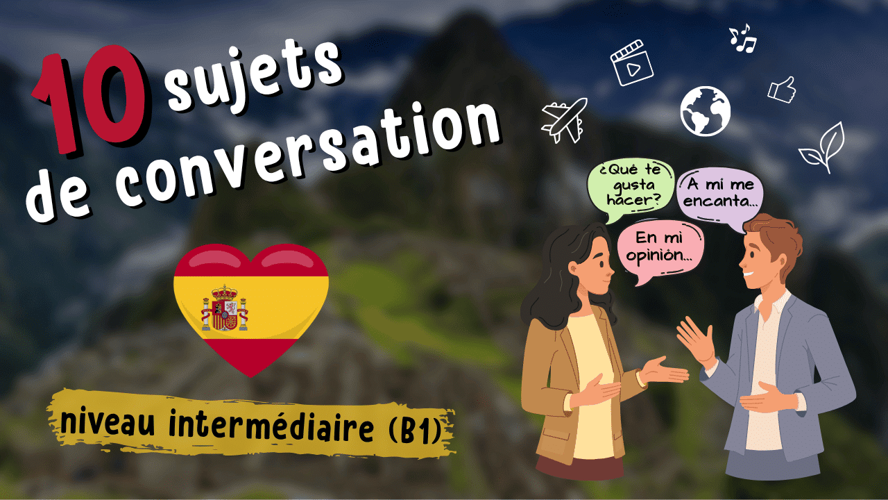 présentation de l'article Holamigo sur 10 sujets de conversation en espagnol